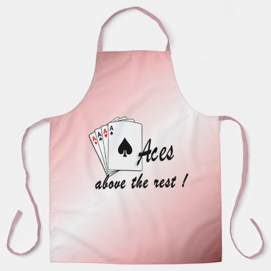 Aces oberhalb der Erholung Rot Schürze (Vorderseite)
