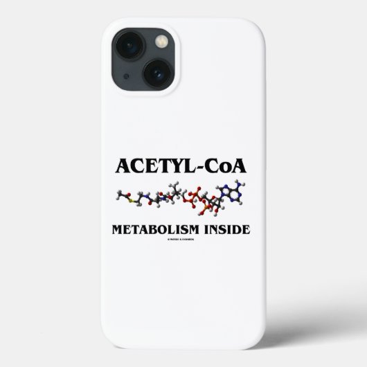 Acetyl-CoA Metabolismus Innerhalb chemischer Molek Case-Mate iPhone Hülle (Rückseite)