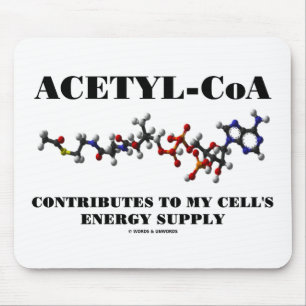 Acetyl-CoA trägt zur Energieversorgung meiner Mousepad