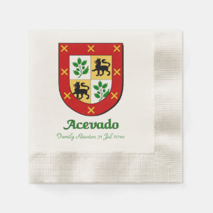 Acevado-Familienschild Serviette
