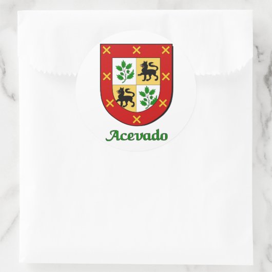 Acevado Family Shield Stickers (Tasche)