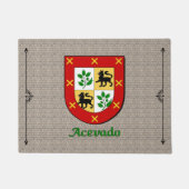 Acevado Historischer Schild auf Kobelstein Fußmatte (Vorderseite)