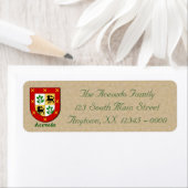 Acevedo Family Heraldic Shield (Insitu)