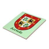 Acevedo Family Shield Fliese (Seite)