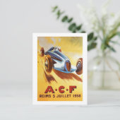 ACF Reims 3 Juillet 1938 Postkarte (Stehend Vorderseite)