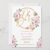 Ach Baby Einladung, Blumenkinderdusche Einladung (Vorderseite)