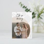 Ach, das Foto der Familie, Weihnachtsgrüße Postkarte (Stehend Vorderseite)