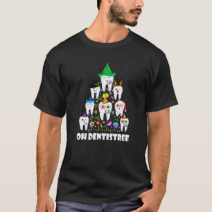 Ach, Dentistree Weihnachtsbaum Zahnstich Assis T-Shirt