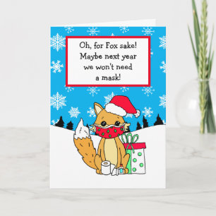 Ach du Fuchs, lustige Weihnachtskarte Karte