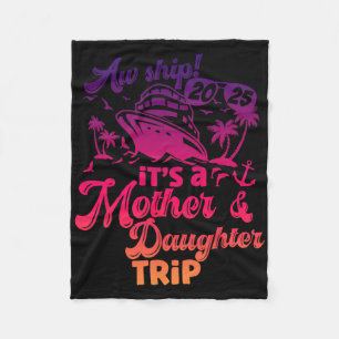 Ach du meine Güte, es ist eine Mutter-Tochter-Reis Fleecedecke