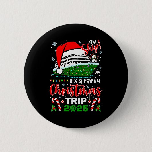 Ach du Schiff Es ist eine Weihnachtskreuzfahrt 202 Button (Vorderseite)