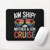 Ach du Schiff! Mutter-und-Sohn-Kreuzfahrt-Urlaub M Mousepad (Mit Mouse)