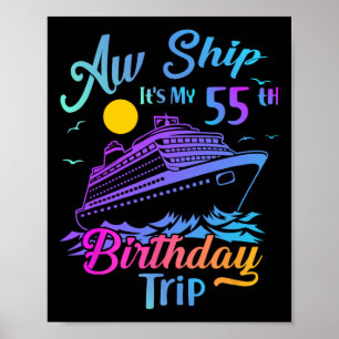 Ach du Schreck, mein 55. Geburtstags-Trip-Kreuzfah Poster
