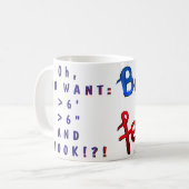 Ach, du WILL...! Mug Kaffeetasse (Vorderseite Links)
