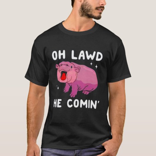 Ach, er kommt moo deng Baby Hippo Hemd T-Shirt (Vorderseite)