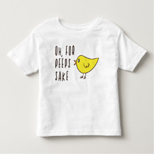 Ach für Pieps Sake Adororable Niedlich Ostern Kick Kleinkind T-shirt