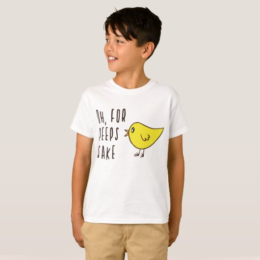 Ach für Pieps Sake Niedlich Ostern Kiche Funny Ado T-Shirt (Vorne ganz)