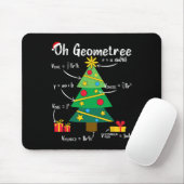 Ach geometrisch lustige Weihnachtsbaumgeometrie ma Mousepad (Mit Mouse)