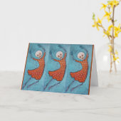 "Ach!" Grußkarte Karte (Gelbe Blume)