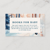 Ach Hirschwald Winter Babyduschbücher für Baby Begleitkarte (Vorderseite)