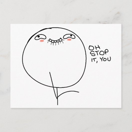 Ach, hör auf, du - Postkarte. Postkarte (Vorderseite)