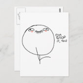 Ach, hör auf! - Postkarte (Vorne/Hinten)