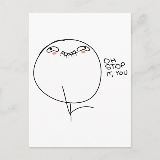 Ach, hör auf! - Postkarte (Vorderseite)