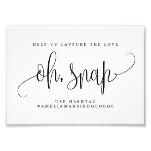 Ach, Instagram unterschreiben Wählen Sie Ihre Größ Fotodruck