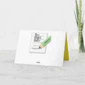 Ach ja, ich sehe aus, als hätte ich Spaß... Person Karte (Rückseite)