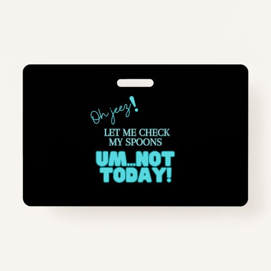 Ach, Jeez! Lass mir Karo meine Löffel Ausweis (Vorderseite)