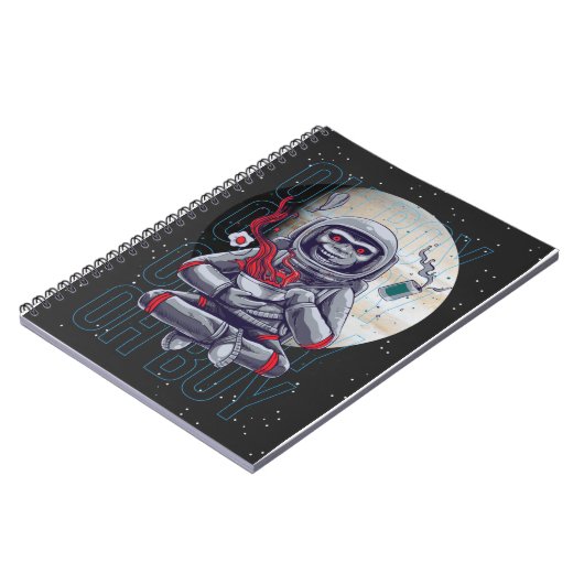 Ach-Junge-Affe Notizblock (Linke Seite)