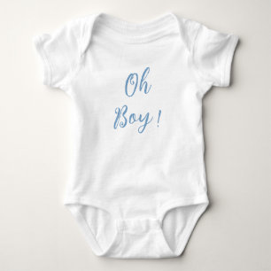Ach Junge, blauer Anzug Baby Strampler