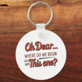 Ach liebe Keyring Schlüsselanhänger (Vorderseite)