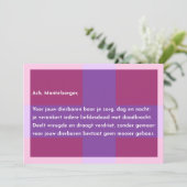 Ach, Mantelzorger Dankeskarte (Stehend Vorderseite)