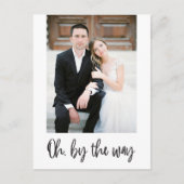 Ach nach der Elopement Foto Ankündigung (Vorderseite)