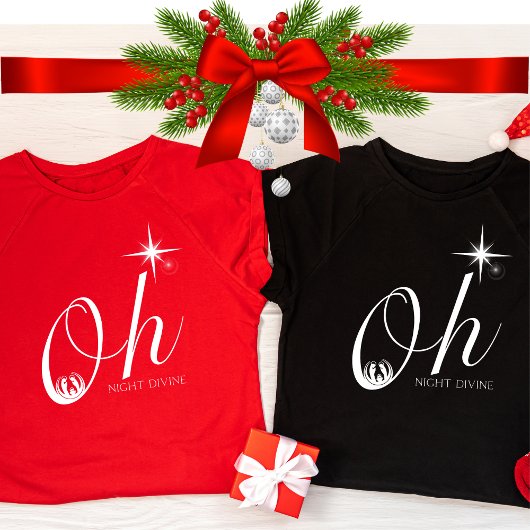 Ach, Nacht Göttlicher Christlicher Weihnachtslied  T-Shirt
