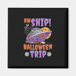 Ach Schiff, es ist eine Halloween-Reise Grusel-Kre Magnet