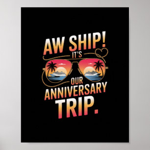 Ach Schiff, es ist unsere Jubiläumsreise Hochzeit  Poster