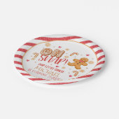 Ach, schläfst unser kleines Cookie-Party - Custom Pappteller (Schrägansicht)