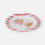 Ach, schläfst unser kleines Cookie-Party - WH Pappteller (Schrägansicht)