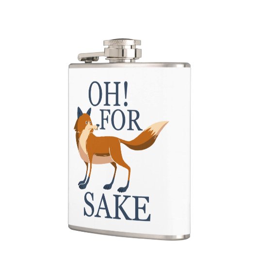 Ach um des Fuchs willen Flachmann (Links)