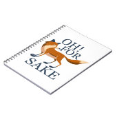 Ach um des Fuchs willen Notizblock (Linke Seite)