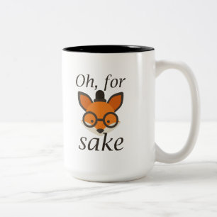 Ach, um Himmels willen Zweifarbige Tasse
