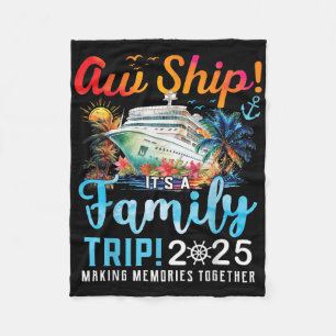 Ach, verflixt, es ist ein Familientrip 2025 Famili Fleecedecke