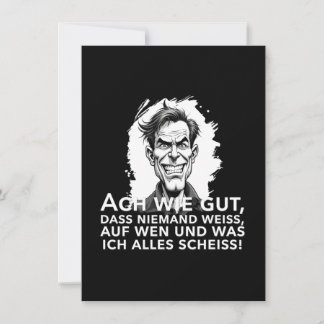 Ach wie gut, dass niemand weiß, worauf ich...