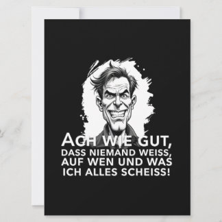 Ach wie gut, dass niemand weiß, worauf ich...