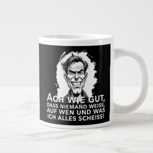Ach wie gut, dass niemand weiß, worauf ich... Jumbo-Tasse