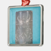 Achaemenidzylinder-Siegel Silbernes Ornament (Links)