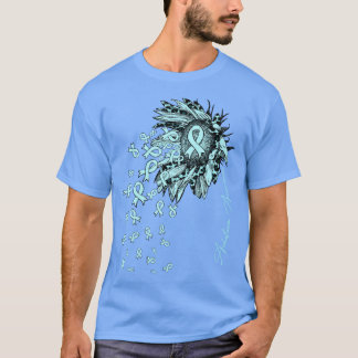 Achalasis Awareness Sonnenblumenbänder Blume falle T-Shirt