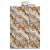Achat-Druck-Flasche Flachmann (Rückseite)